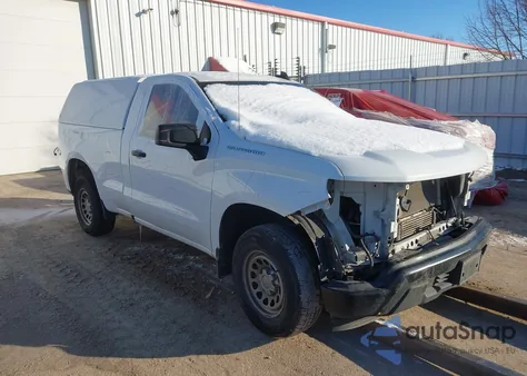 2023 Chevrolet Silverado 1500 2Wd Standard Bed Wt from USA, damaged, VIN 3GCNAAEK4PG335576